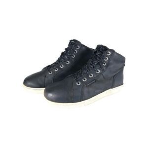 Harley Davidson Men's Midland US9M Black Leather Waterproof Laceup Ankle Boots